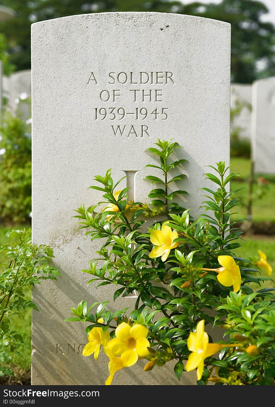 A tomb to remember lives lost during the WW2. A tomb to remember lives lost during the WW2