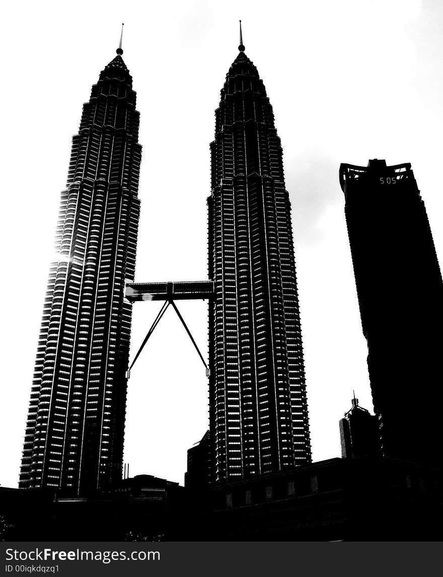 Petronas Twin towers in Kuala Lumpur,Malaysia.