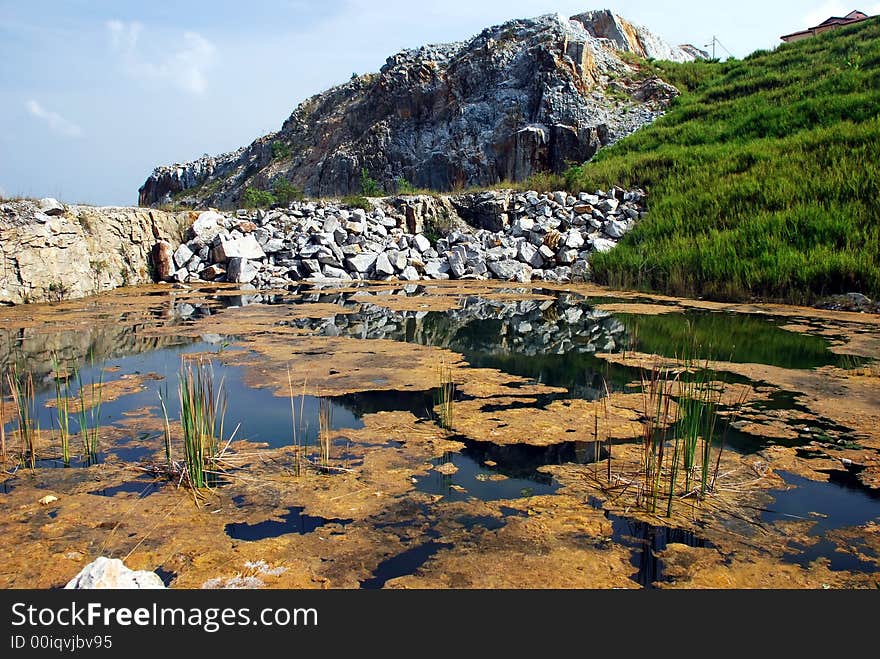 Beautiful lakes view image at pahang, malaysian #