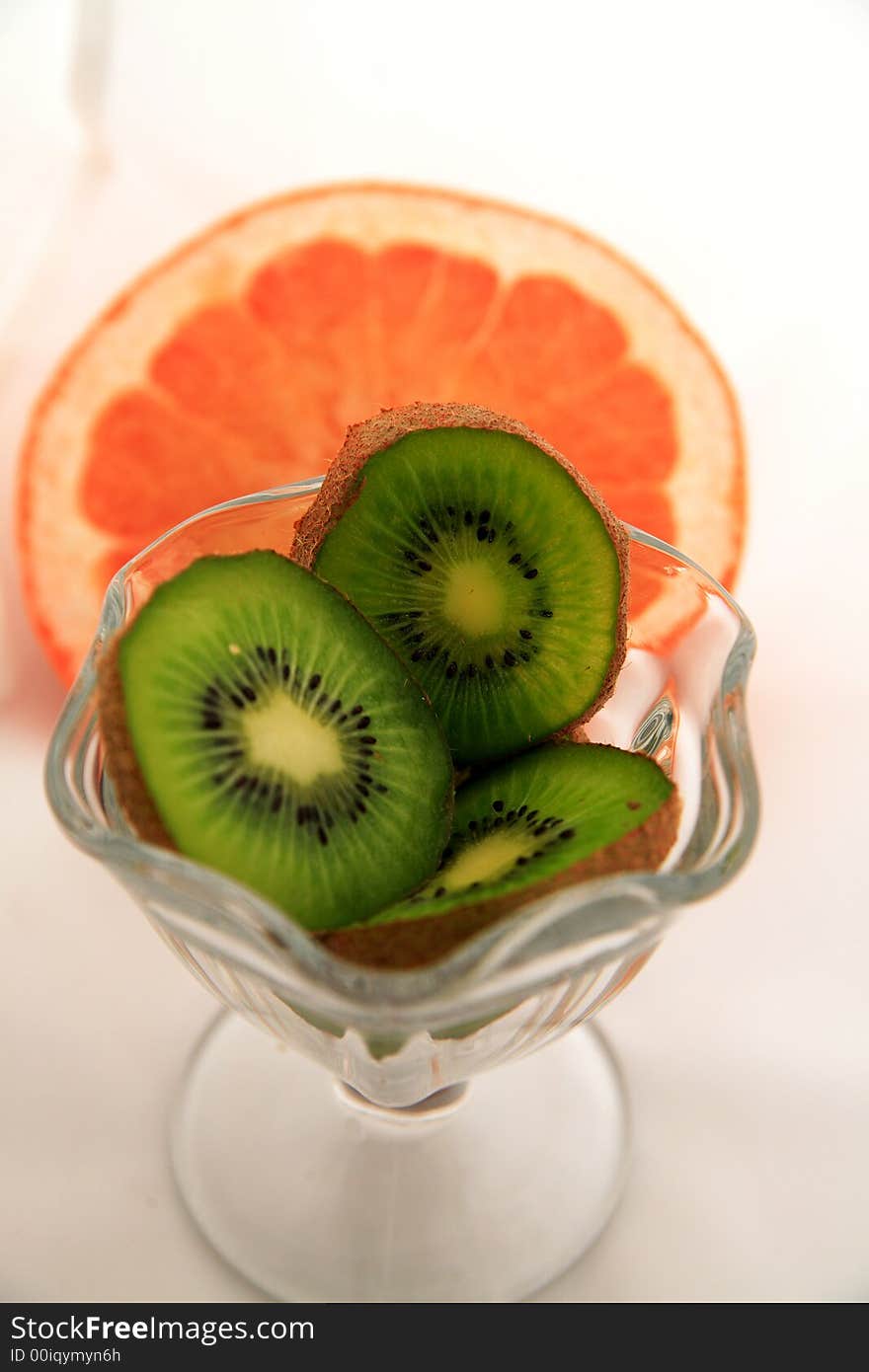 A variety of fresh fruit sliced and ready to be eaten