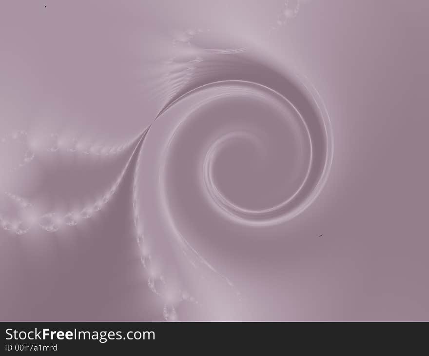 Fractal rendered abstract futuristic background