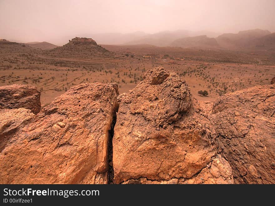 Atlas mountains in Morocco