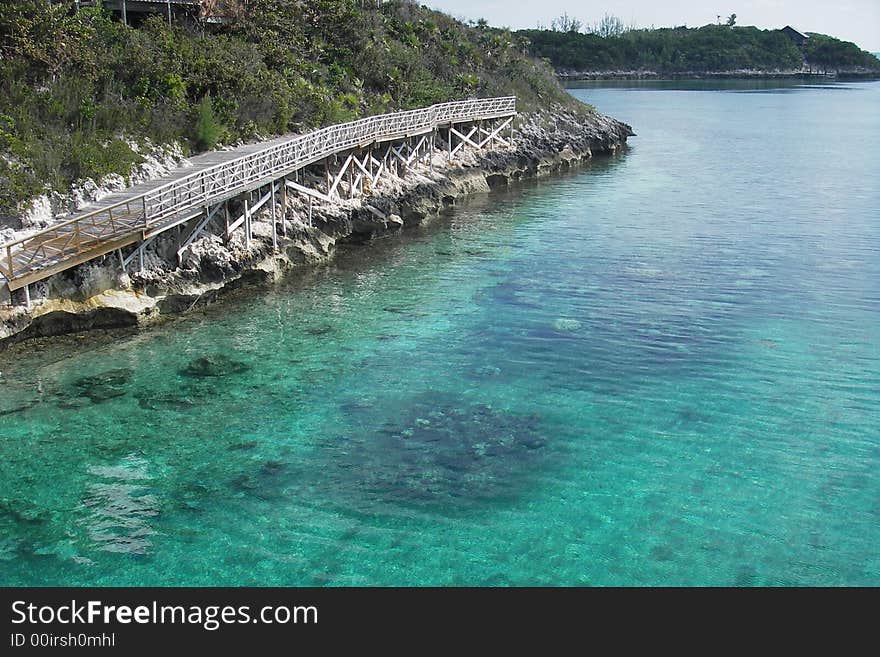 Rose Island Dock in Nassua, The Bahamas