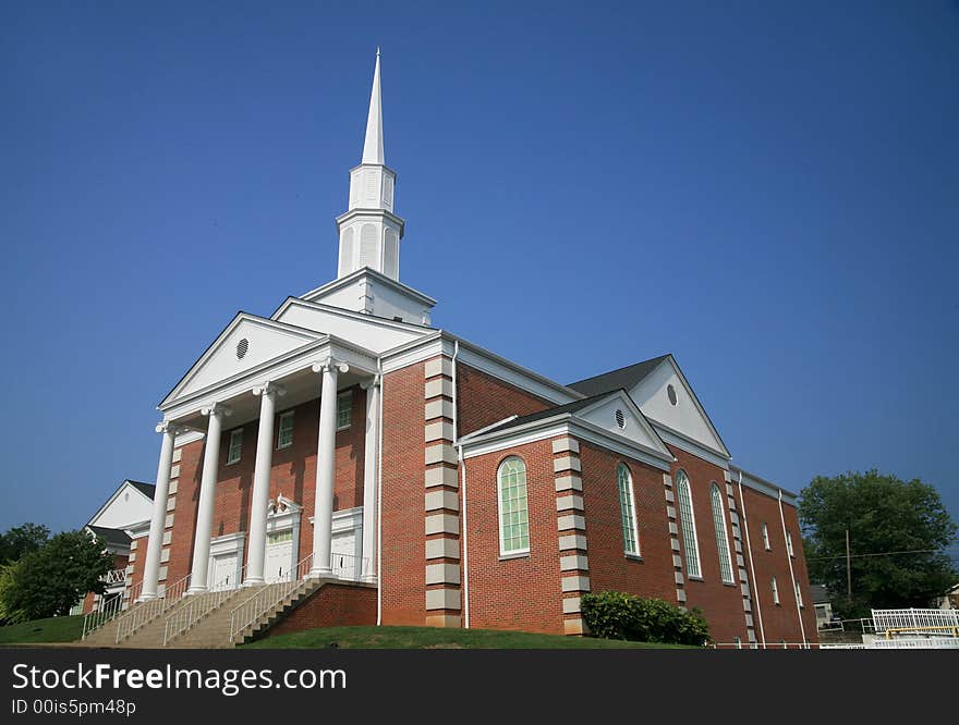 Small town church a beautiful house of worship in eastern Tennessee. Small town church a beautiful house of worship in eastern Tennessee