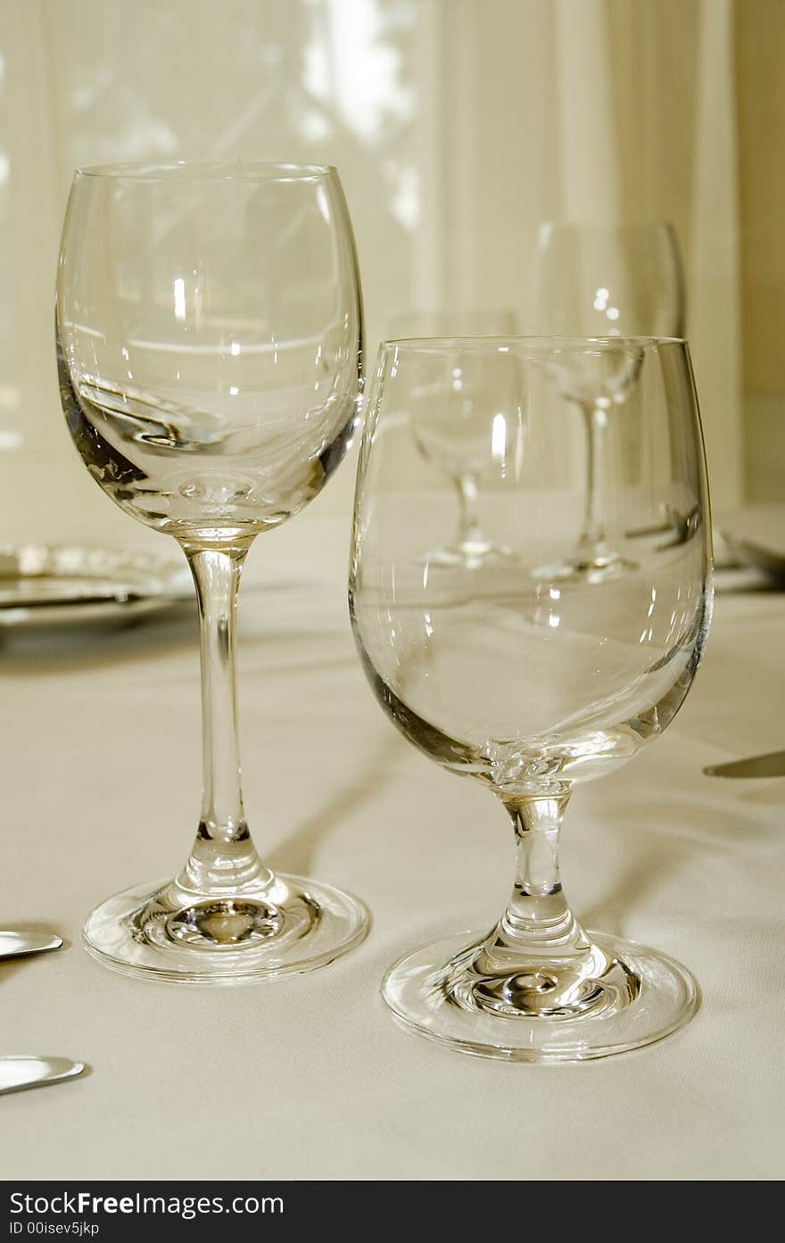 Two wineglasses