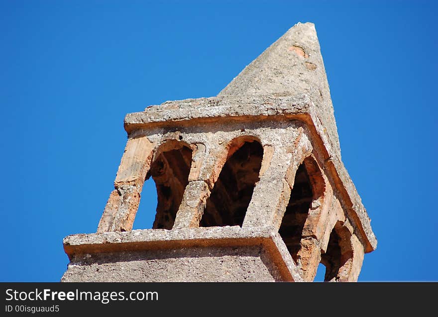 Stone chimney