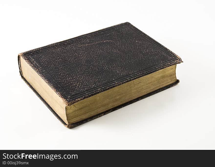 Old book with white background