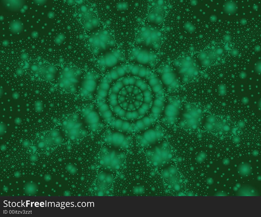 Fractal rendered abstract futuristic background