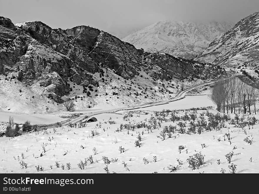 Little s Road in Snow