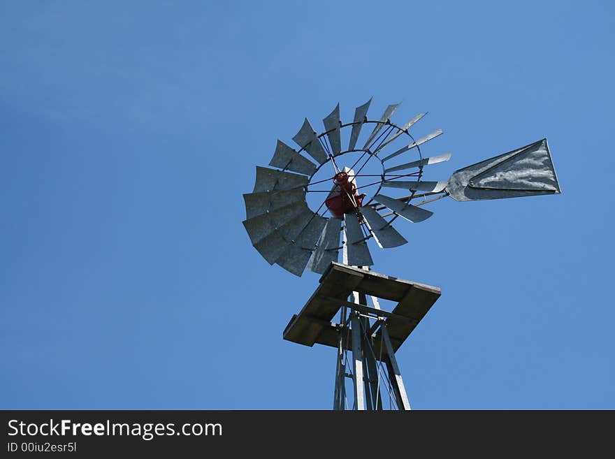 Galvanized Windmill