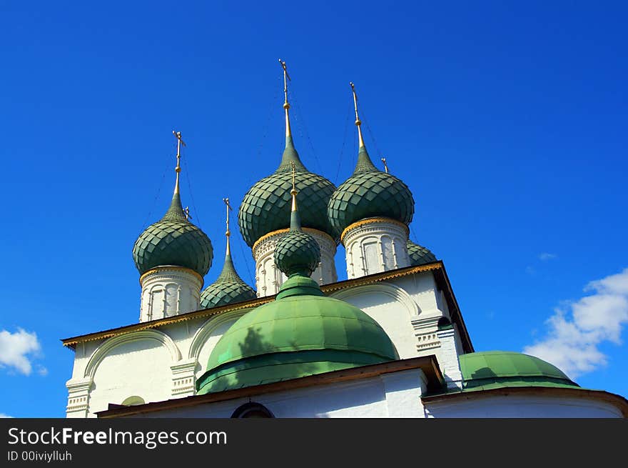 The oldest church of the city of Yaroslavl.