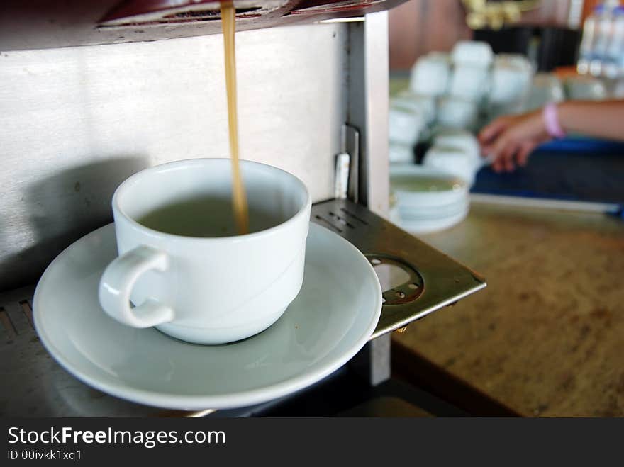 Close-up of cup with coffee