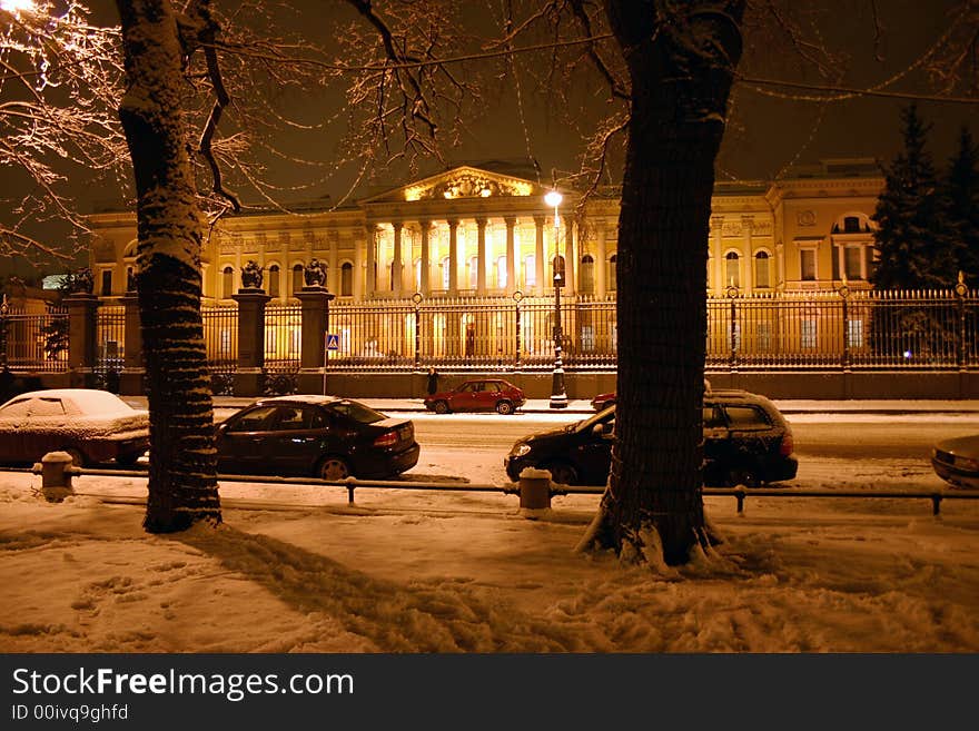 Russia.  Saint-Petersburg. Mixailovskiy palace