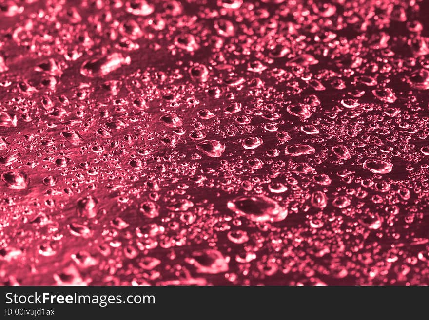 Red water drop for background