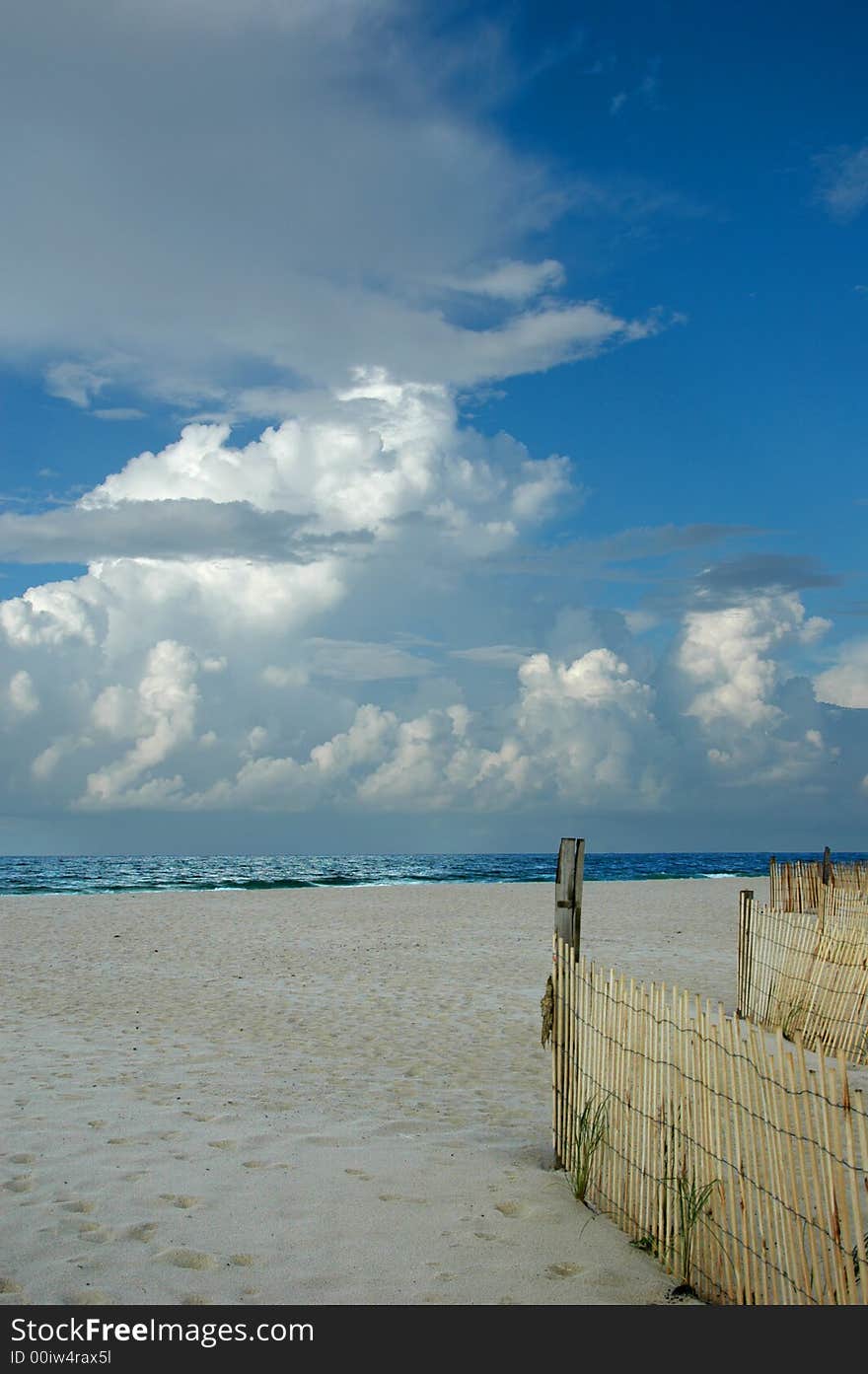 Beach in late Afternoon