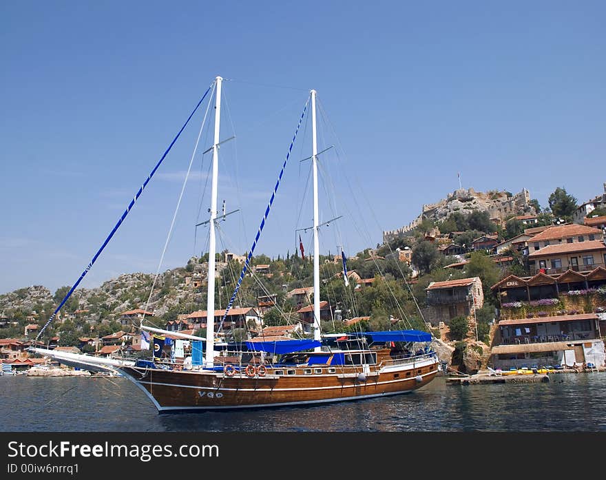 Harbor On Mediterranean Sea