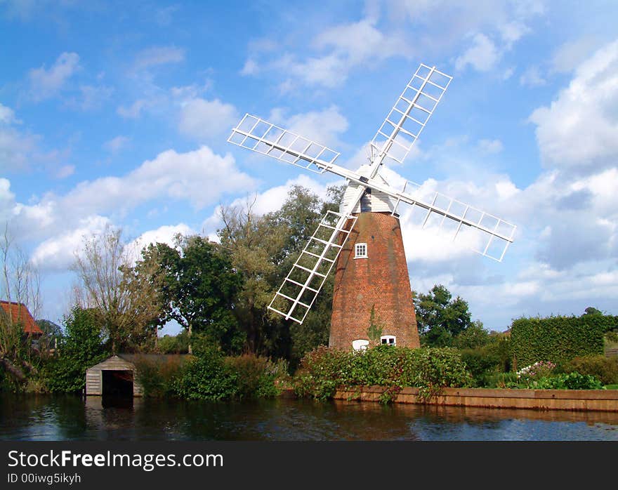 Windmill on the Norfolk Broads