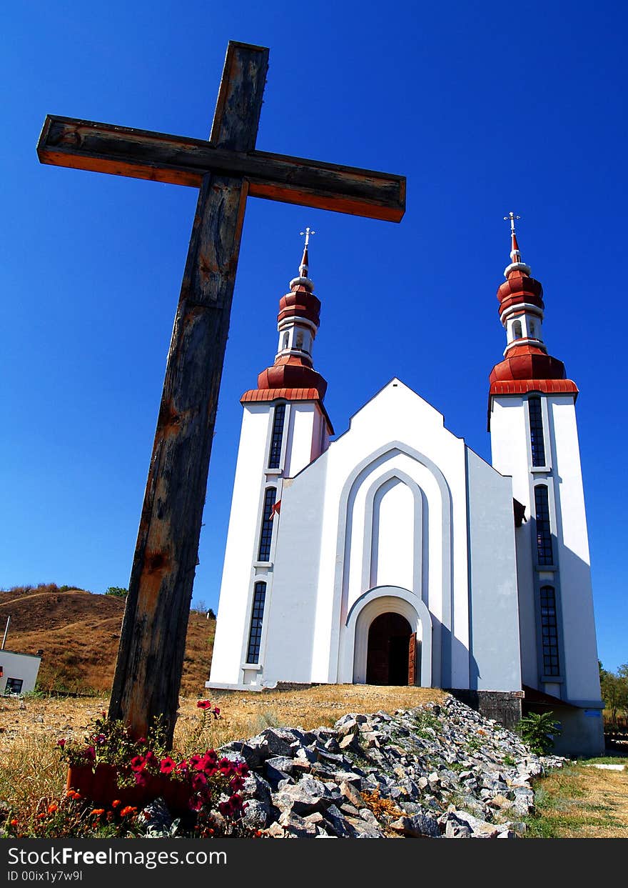 A catholic church is in Ukraine