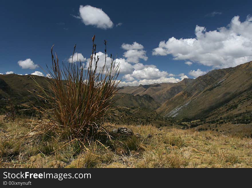 South American Mountain Landscape