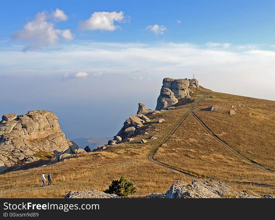 Crimea. Mountain Demerdzhi. Natural reserve. Crimea. Mountain Demerdzhi. Natural reserve