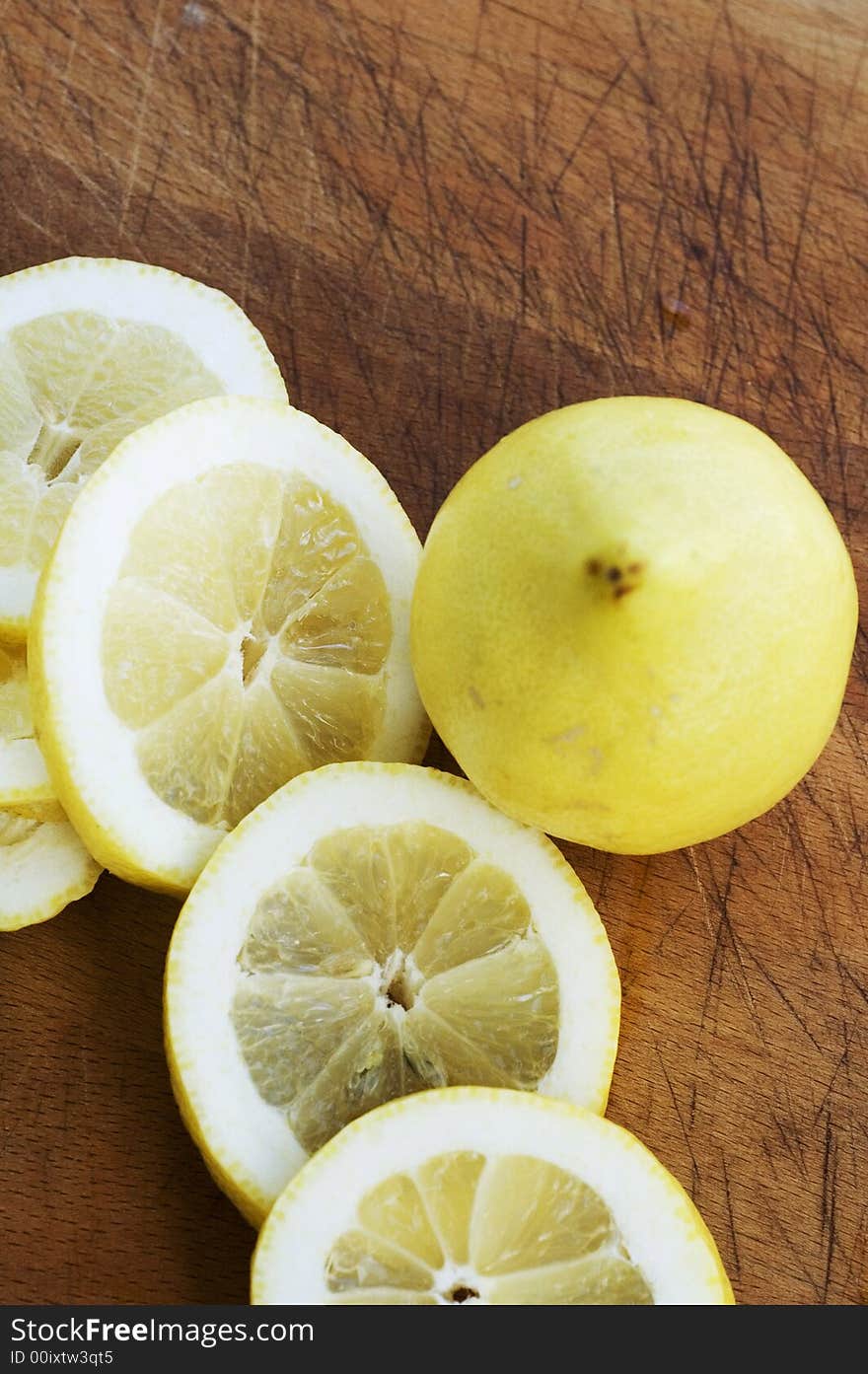 Sliced Lemons