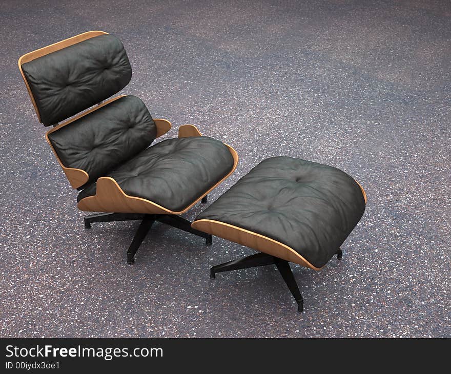 Modern Leather Recliner