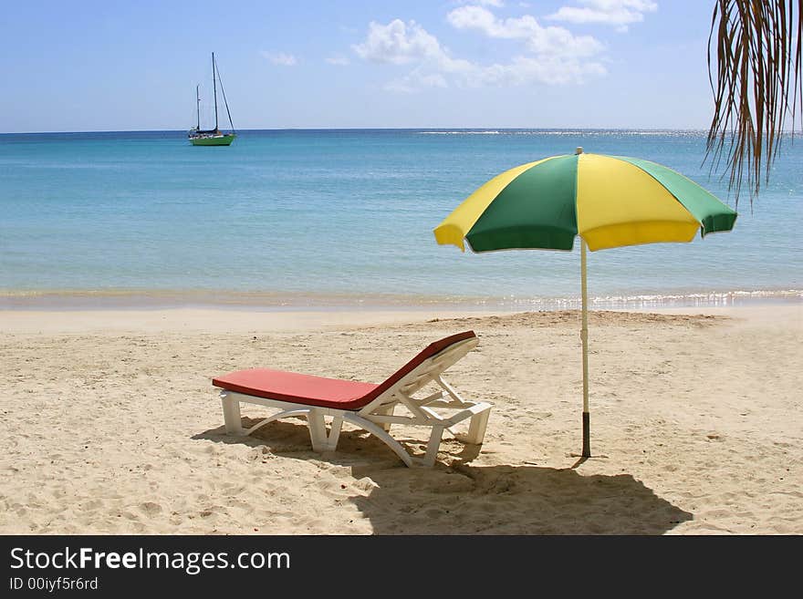 One of the Mauritius island beach. One of the Mauritius island beach