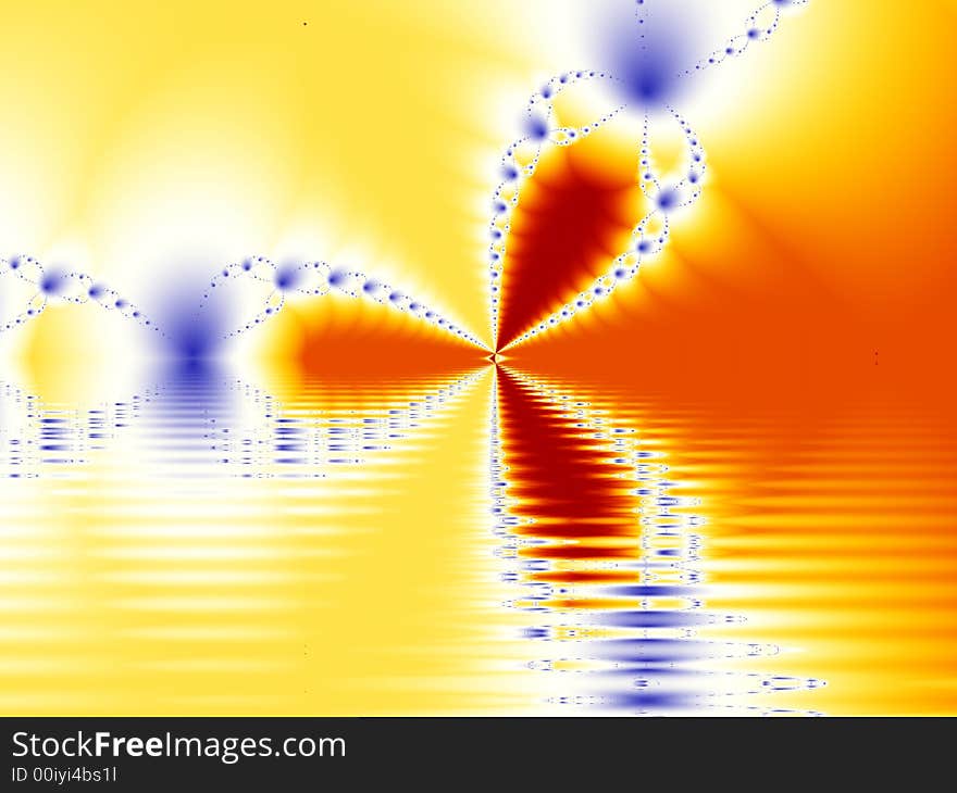 High resolution abstract fractal image created digitally. High resolution abstract fractal image created digitally