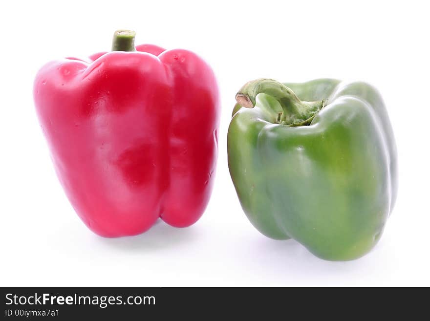 Red and green pepper