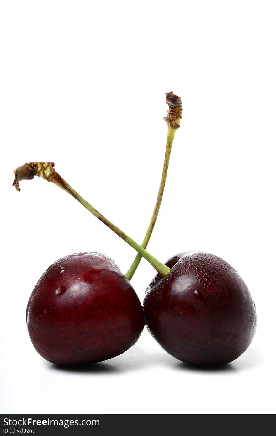 Two Black Cherries