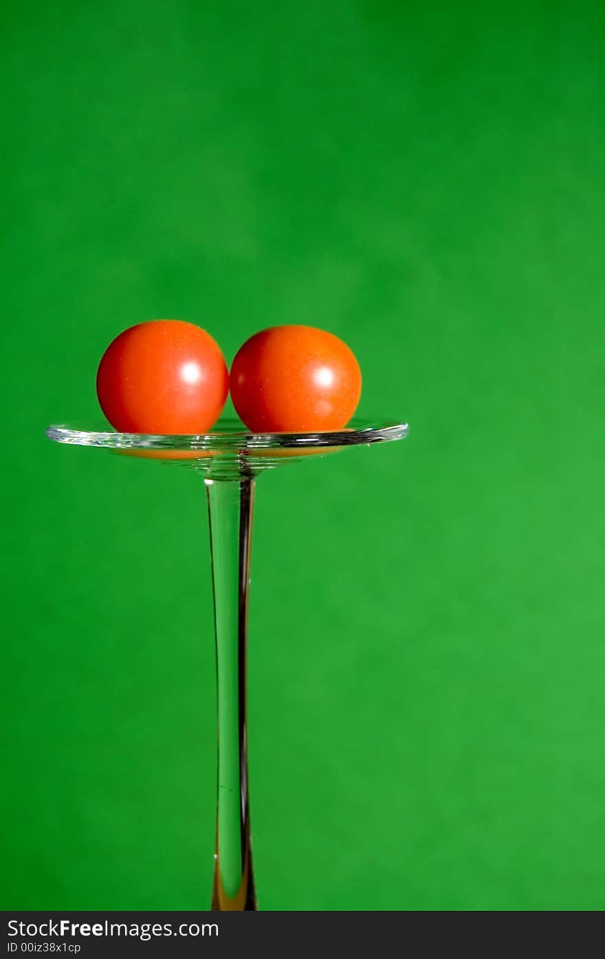 Two small tomatoes