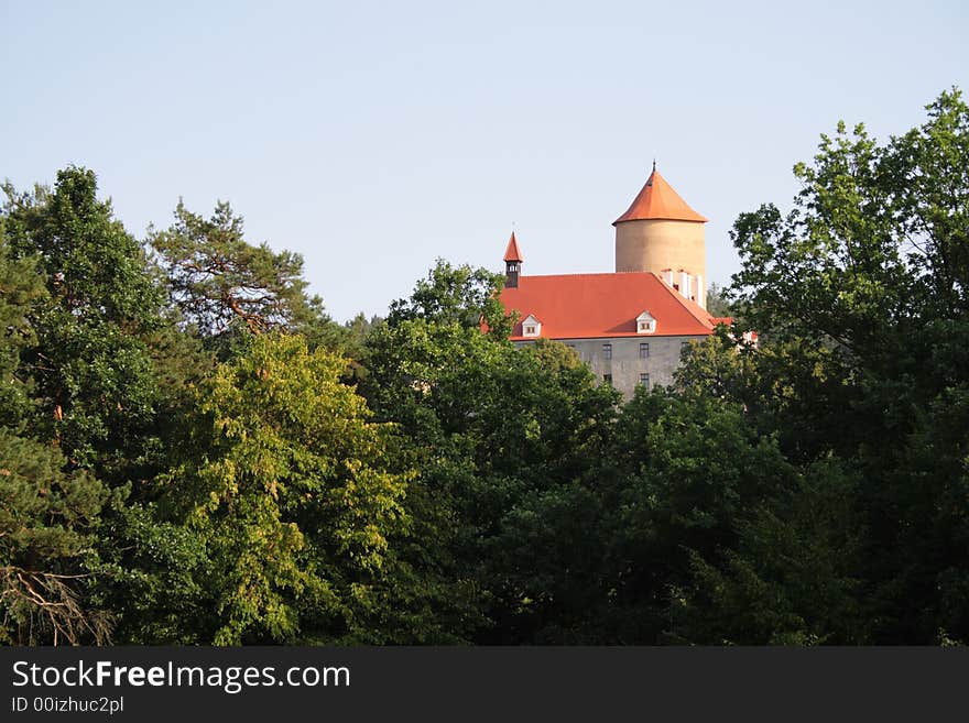 A ancient monument Veveri in a Czech republic. A ancient monument Veveri in a Czech republic