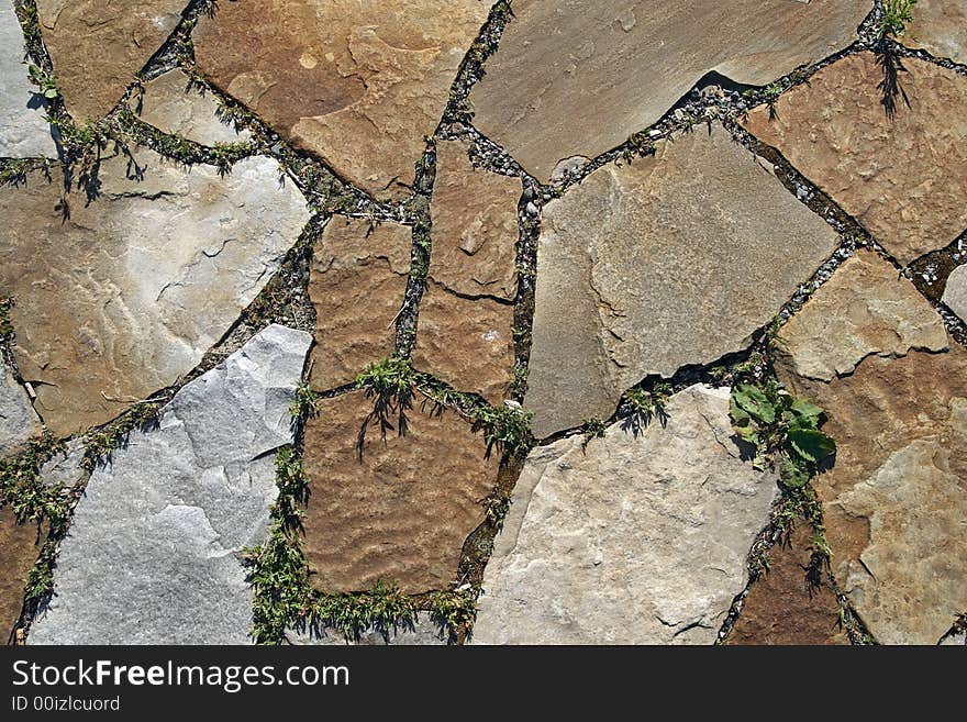 Stone paving texture