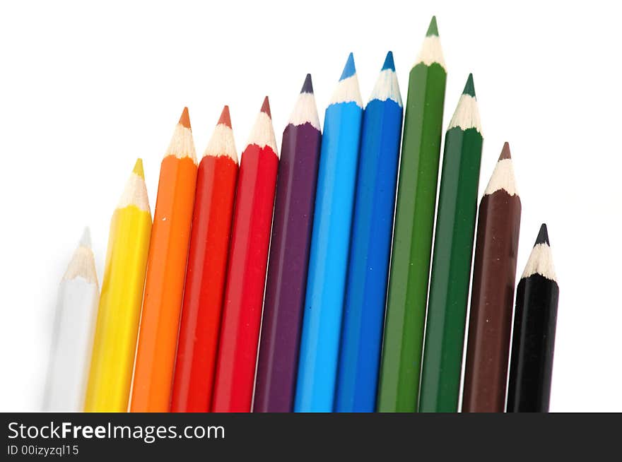 An image of pencils. Isolated on background. An image of pencils. Isolated on background.