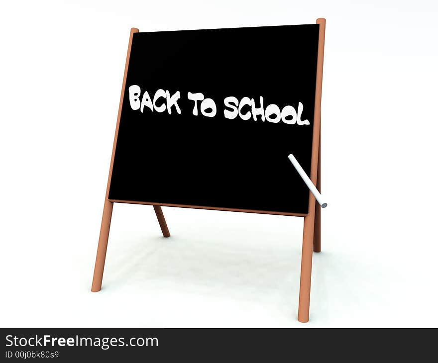 An image of a advert of a back to school sign written on a blackboard with some white chalk. An image of a advert of a back to school sign written on a blackboard with some white chalk.