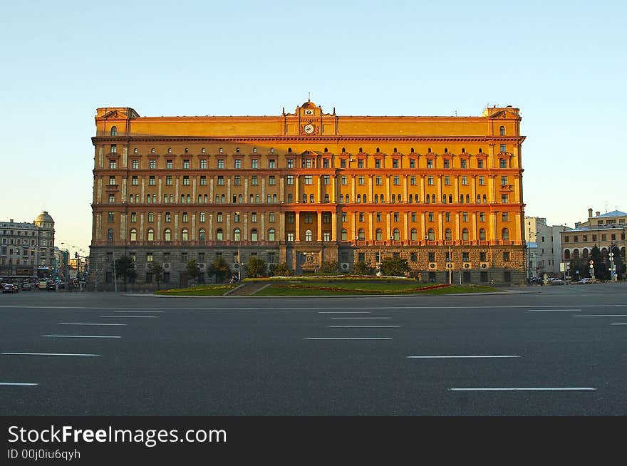 Russian secret service official head-quarter in Moscow, RUSSIA. Russian secret service official head-quarter in Moscow, RUSSIA