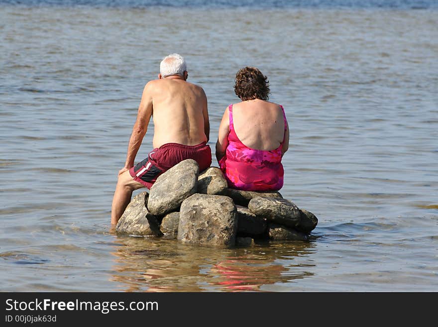 Couple At Beach