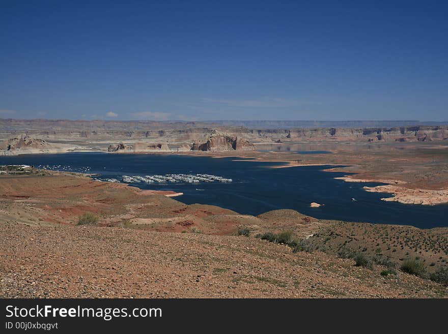 Lake Powell from west Observation point