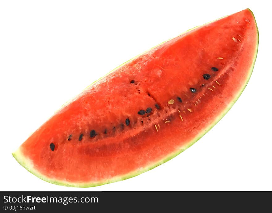 Water melon isolated on white