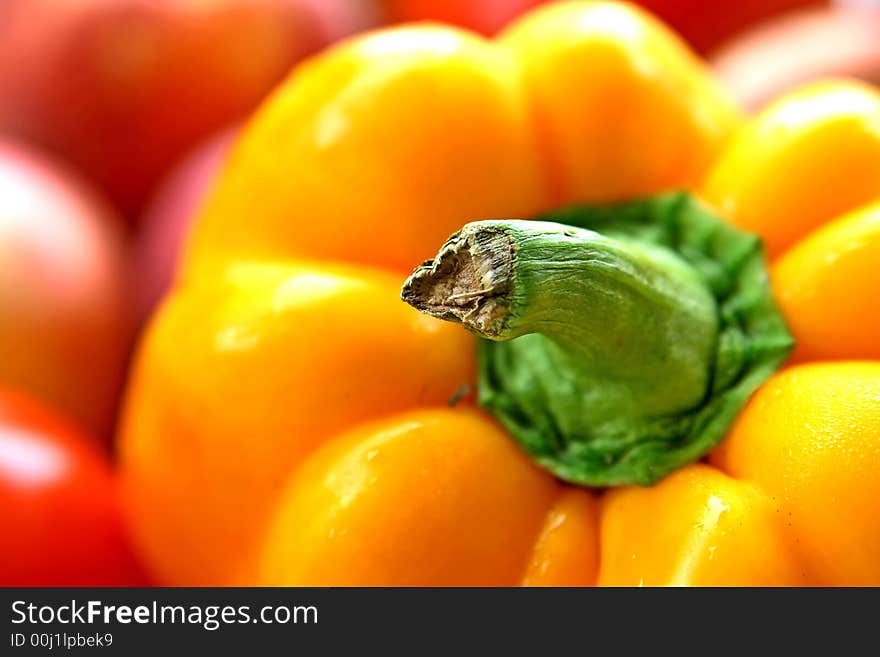 Colorful Vegetables and Fruit