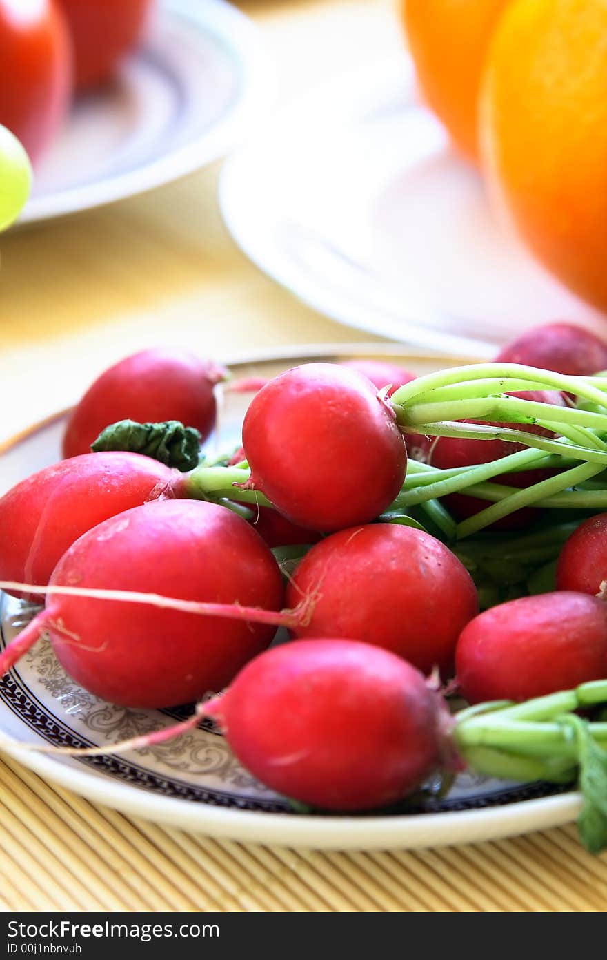 Colorful Vegetables and Fruit