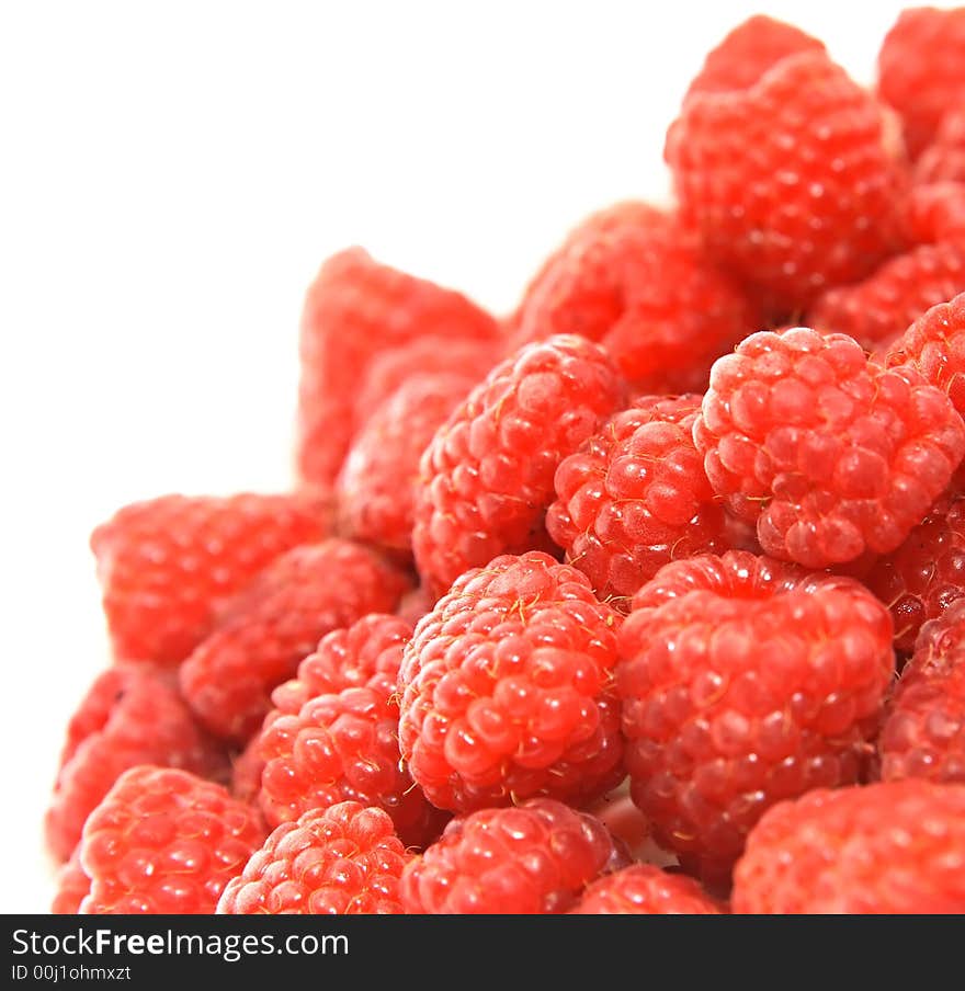 Delicious raspberries