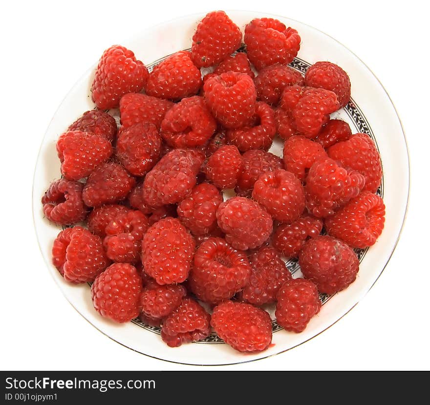 Delicious raspberries