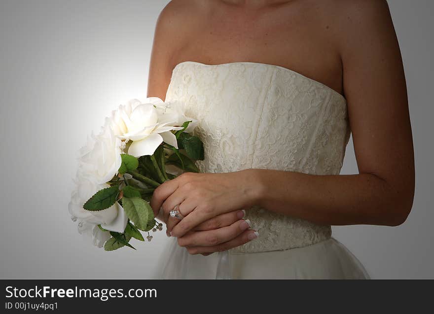 Bridal Bouquet With Dramatic