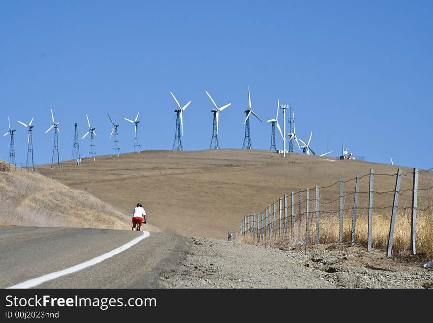 Cycling with wind