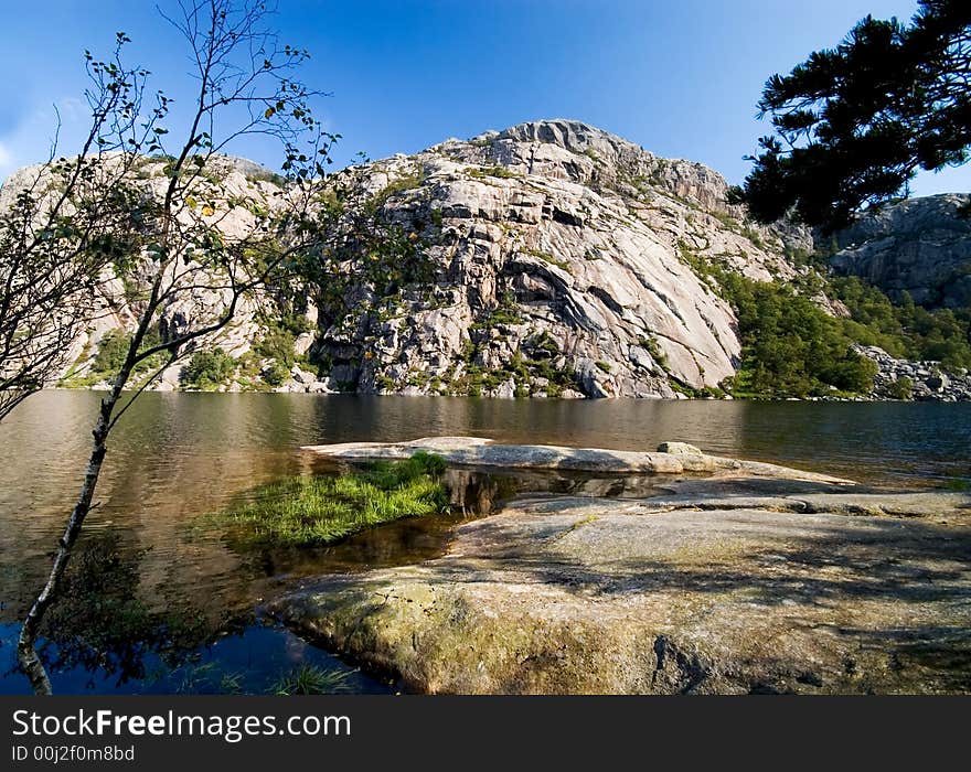 Norway, fjord scenic