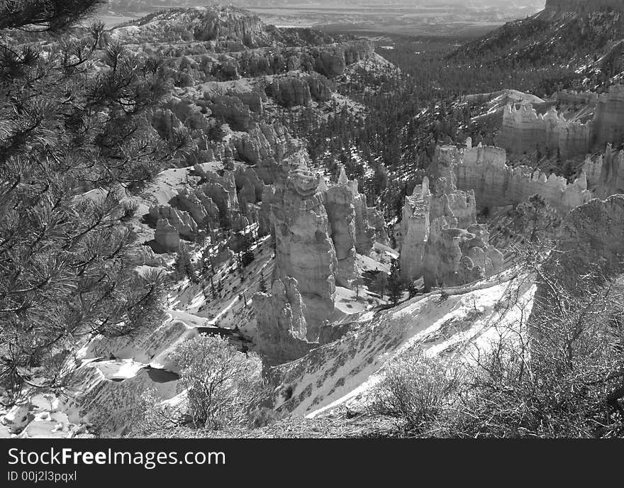 The Bryce Canyon National Park