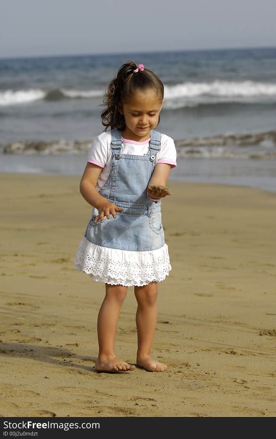 Child on beach