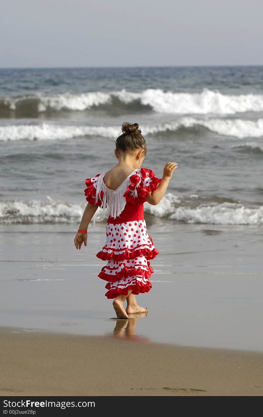 Child on beach