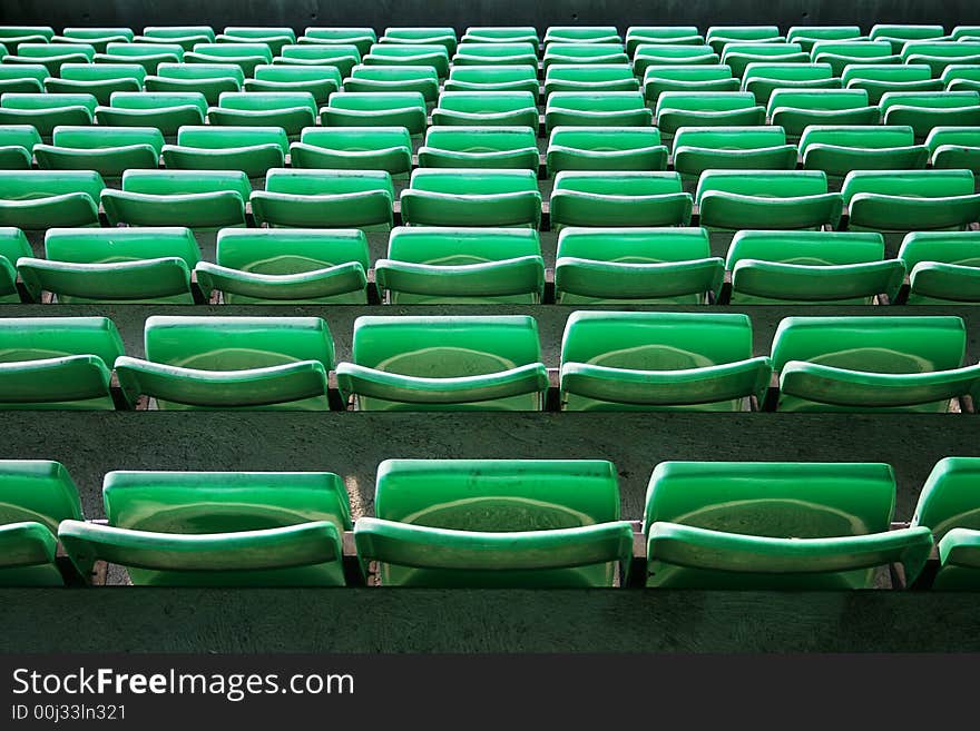 Green seats